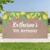 Lemon craft Birthday Personalized banner 横断幕 (外側)