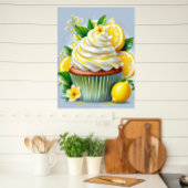Lemon Cupcake Kitchen & Bakery Wall Art ポスター