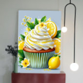 Lemon Cupcake Kitchen & Bakery Wall Art ポスター