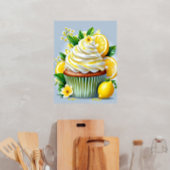 Lemon Cupcake Kitchen & Bakery Wall Art Canvas キャンバスプリント
