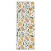 Lemon Daisy Gift Bag – Reusable Floral Packaging ワインギフトバッグ (正面)