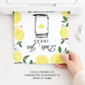 Lemon Date Jar Ideas Sign Printable Sign ポスター