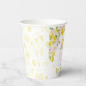 Lemon Floral 1st Birthday 紙コップ (右)