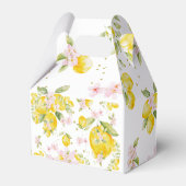 Lemon Floral Birthday フェイバーボックス (裏面サイド)