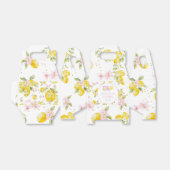 Lemon Floral Birthday フェイバーボックス (折り畳みなし)
