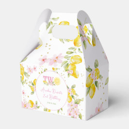 Lemon Floral Birthday フェイバーボックス