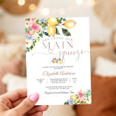 Lemon Floral Bridal Shower Invitation 招待状