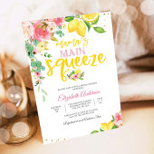 Lemon Floral Bridal Shower Invitation 招待状