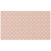 Lemon  Floral pink Peony rustic Pattern  テーブルクロス (正面(横))