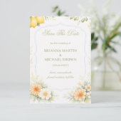 Lemon Floral Soft Announcement セーブザデート (スタンド正面)