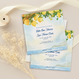 Lemon Grove Mediterranean Wedding Invitation  招待状
