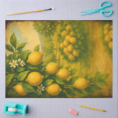 Lemon Grove Orchard Decoupage 薄葉紙 (クラフト)