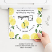 Lemon Guess How Many Candies Game Sign ポスター