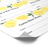 Lemon Guessing Game Guess Tickets ポスター (角)