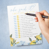 Lemon He Said She Said Shower Game Pack ノートパッド