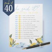 Lemon He Said She Said Shower Game Pack ノートパッド