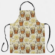 Lemon Iced Tea – Vintage Drink and Lemon Pattern