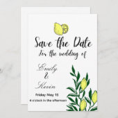 Lemon Italy wedding  招待状 (正面/裏面)