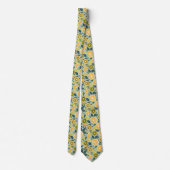Lemon Kiwi Pattern Men's Necktie  ネクタイ (裏面)
