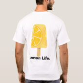 Lemon Life Tote Bag – Fun Summer Citrus Design Tシャツ (裏面)