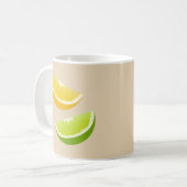 Lemon & Lime Citrus Coffee Mug Gift コーヒーマグカップ (正面左)