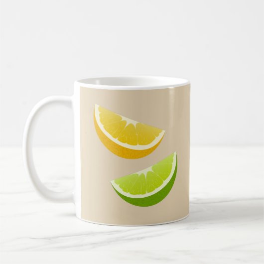 Lemon & Lime Citrus Coffee Mug Gift コーヒーマグカップ (左)