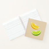 Lemon & Lime Citrus Spiral Notebook ノートブック (内部)