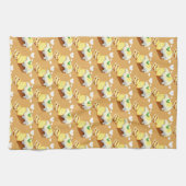 Lemon Loaf Cake Bread With Icing キッチンタオル (横)