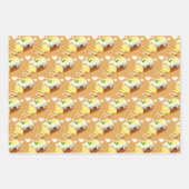 Lemon Loaf Cake Bread With Icing ラッピングペーパーシート (正面2)