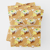 Lemon Loaf Cake Bread With Icing ラッピングペーパーシート (インサイチュ)