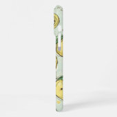 Lemon Love  – Bright Yellow Watercolor Citrus  iPhoneケース (左側面)