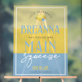 Lemon Main Squeeze 3 Shade Acrylic Welcome Sign アクリルサイン