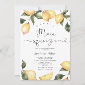 Lemon mama's main squeeze baby shower 招待状 (正面)