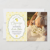 Lemon Mama's Main Squeeze Baby Shower Photo 招待状 (正面)