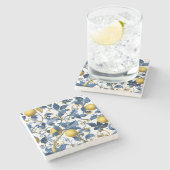 Lemon Mediterranean Decorative Stone Coaster ストーンコースター (横)