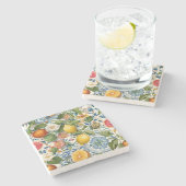 Lemon Mediterranean Decorative Stone Coaster ストーンコースター (横)
