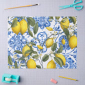 Lemon Mediterranean Decorative Tissue Wrap Paper 薄葉紙 (クラフト)