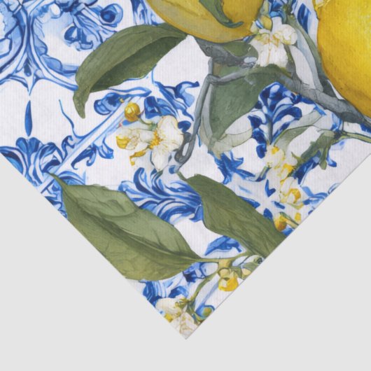 Lemon Mediterranean Decorative Tissue Wrap Paper 薄葉紙 (詳細)