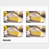 Lemon Meringue Pie 長方形シール (シート)