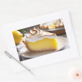 Lemon Meringue Pie 長方形シール (封筒)