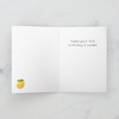 Lemon ONE Happy Birthday Card カード (内部)
