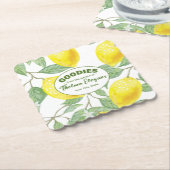 Lemon Paper Coasters ガーデンのお楽しみ ペーパーコースター (アングル)