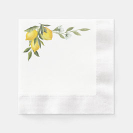 Lemon Paper Napkin 縁ありカクテルナプキン