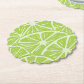 Lemon pattern ペーパーコースター (アングル)