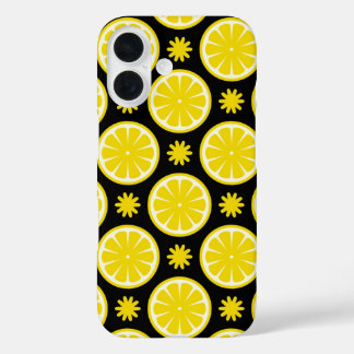 Lemon Pattern iPhone 16ケース