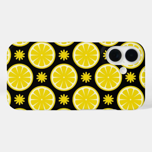 Lemon Pattern Case-Mate iPhoneケース (裏面 (横))