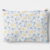 Lemon Pattern Hand Drawn - Accessory Pouch アクセサリーポーチ (裏面)
