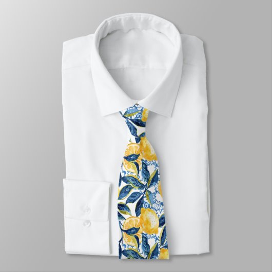 Lemon Pattern Men's Necktie  ネクタイ (タイ)