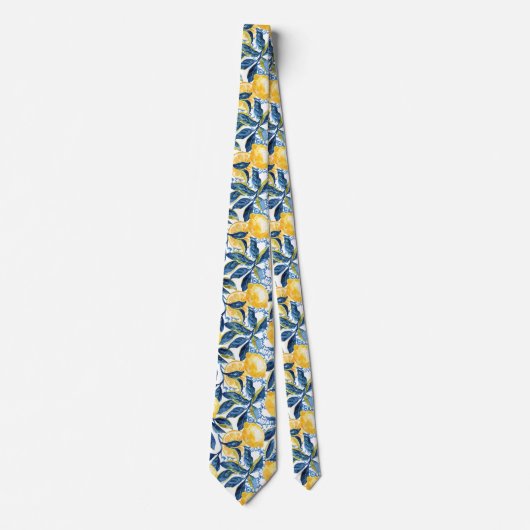 Lemon Pattern Men's Necktie  ネクタイ (正面)