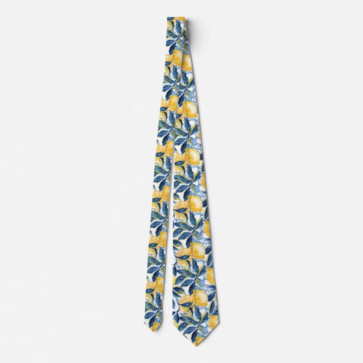 Lemon Pattern Men's Necktie  ネクタイ (裏面)